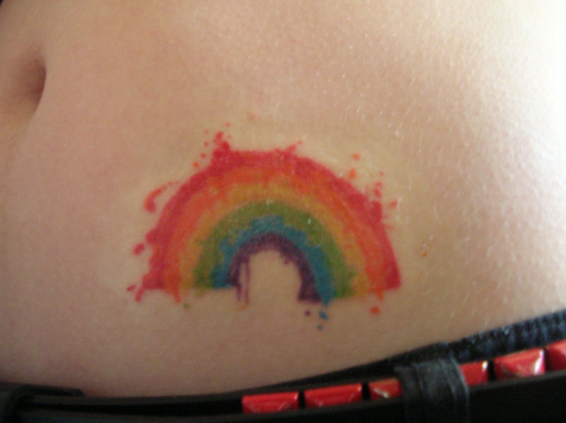 rainbow tattoo ideas